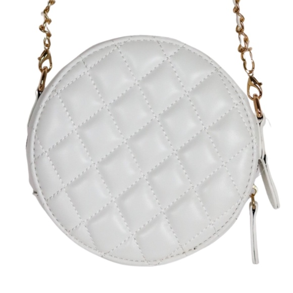 79 - CIRCLE SHAPED CROSSBODY BAG - WHITE - Picture 5 of 5